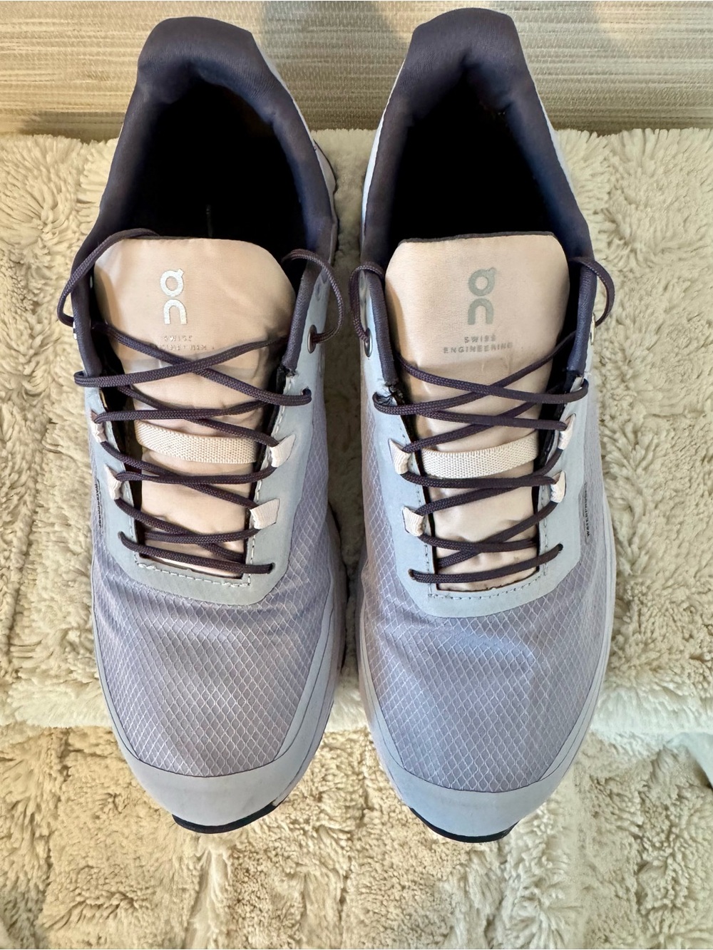 On Cloudvista Waterproof Women's Trail Running Shoe - Gray and White - Picture 6 of 11